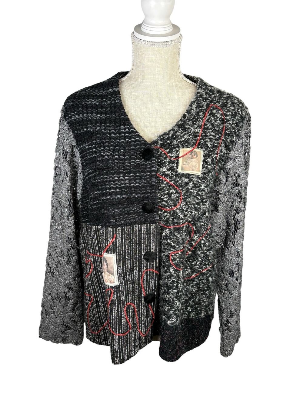 Staley Gretzinger Collectibles Button Cardigan Women's Medium Limited Edition